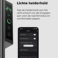 AENO AENO GH4S slimme infrarood verwarmingspaneel - LED-scherm - Red Dot winnaar 2023 voor design en verwarmingstechnologie - Bluetooth - WIFI - 700 Watt - Elektrische kachel - Verwarmingsplaat - Infrarood + convectie - Zwart