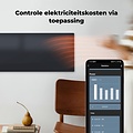 AENO AENO GH4S slimme infrarood verwarmingspaneel - LED-scherm - Red Dot winnaar 2023 voor design en verwarmingstechnologie - Bluetooth - WIFI - 700 Watt - Elektrische kachel - Verwarmingsplaat - Infrarood + convectie - Zwart