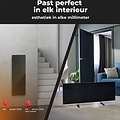AENO AENO GH4S slimme infrarood verwarmingspaneel - LED-scherm - Red Dot winnaar 2023 voor design en verwarmingstechnologie - Bluetooth - WIFI - 700 Watt - Elektrische kachel - Verwarmingsplaat - Infrarood + convectie - Zwart