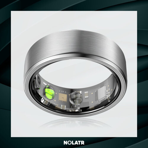 NOLATR NOLATR CORE PLUS - Step Counter - Sleep Tracker - Silver - Size 7