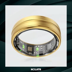NOLATR CORE PRO Smart Ring - Gold - Size 8