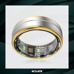 NOLATR CORE PRO Smart Ring - Silver - Size 12