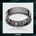 NOLATR NOLATR LUX Smart Ring - Stappenteller - Slaaptracker - Zwart - Maat 7