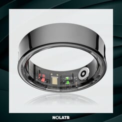 NOLATR LUX Smart Ring - Black - Size 12