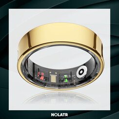 NOLATR Smart Ring ELITE LUX Gold - Size 12