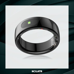 NOLATR Smart Ring ELITE TOUCH Black - Size 7