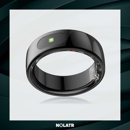 NOLATR NOLATR Smart Ring ELITE TOUCH Black - Size 10