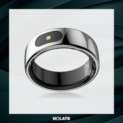 NOLATR Smart Ring ELITE TOUCH Silver - Size 11