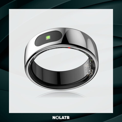 NOLATR NOLATR Smart Ring ELITE TOUCH Silver - Size 12