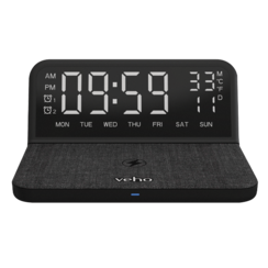 Veho TQ-1 Qi Digital Alarm Clock & Qi Wireless Charger
