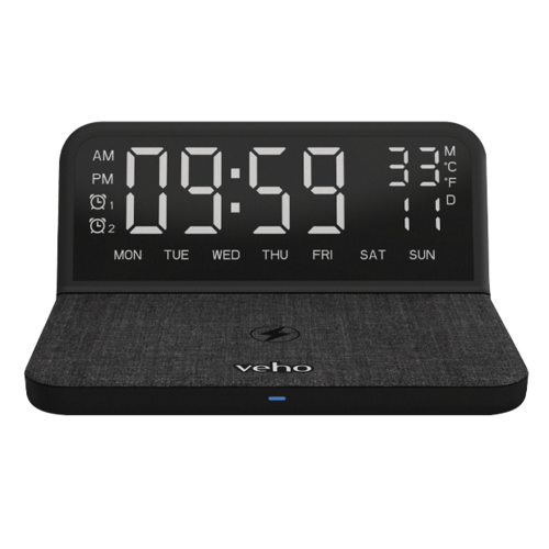 Veho Veho TQ-1 Qi Digital Alarm Clock & Qi Wireless Charger