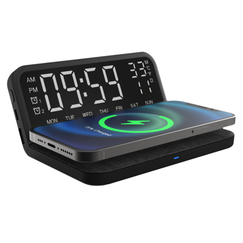 Veho Veho TQ-1 Qi Digital Alarm Clock & Qi Wireless Charger