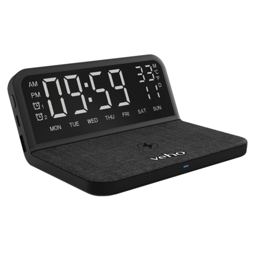 Veho Veho TQ-1 Qi Digital Alarm Clock & Qi Wireless Charger
