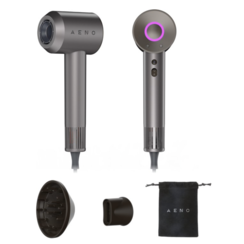 AENO HD1 - Hair dryer - Ionic Hair Dryer - Super High Speed - Ionisation - Heat Sensor - Includes attachments