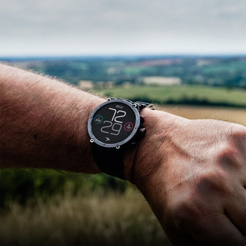 Veho Veho Kuzo II FS-2 Sports Smart Watch with GPS – Black | VSW-003-FS2-B