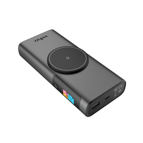 Veho Veho Pebble PQ22 Wireless Digital Power Bank - 100 Watt - 20000mAh | VPP-122-20KQ