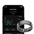 NOLATR NOLATR LUX Smart Ring - Step Counter - Sleep Tracker - Black - Size 10