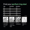 NOLATR NOLATR NEX Smart Ring - Step Counter - Sleep Tracker - Silver - Size 9
