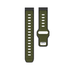 Veho Kuzo watch strap – dark green silicone - VSM-S106-DG