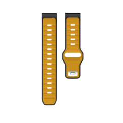 Veho Kuzo watch strap – yellow silicone - VSM-S105-YW