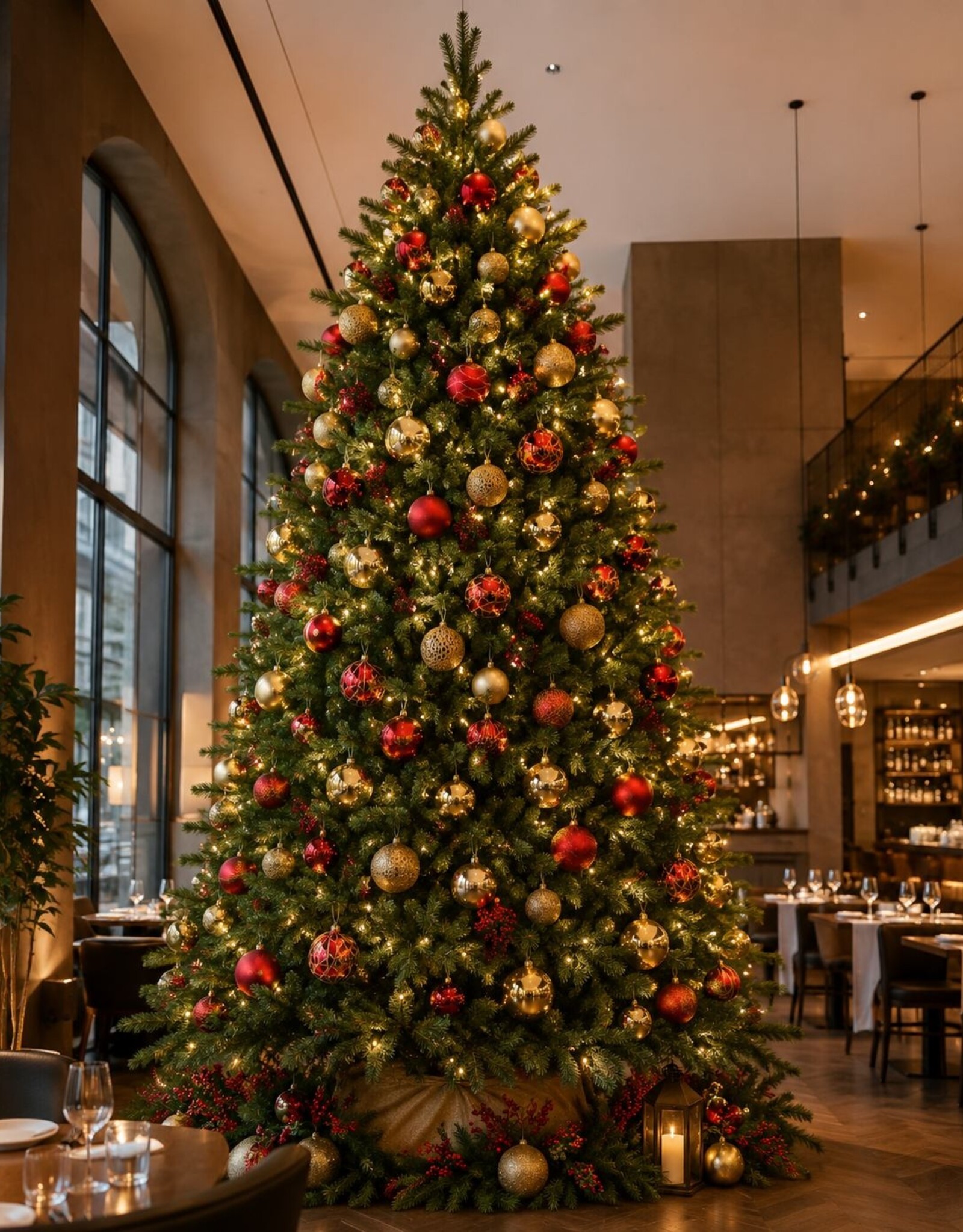Grote kerstboom 450 cm huren voor kantoor of bedrijf