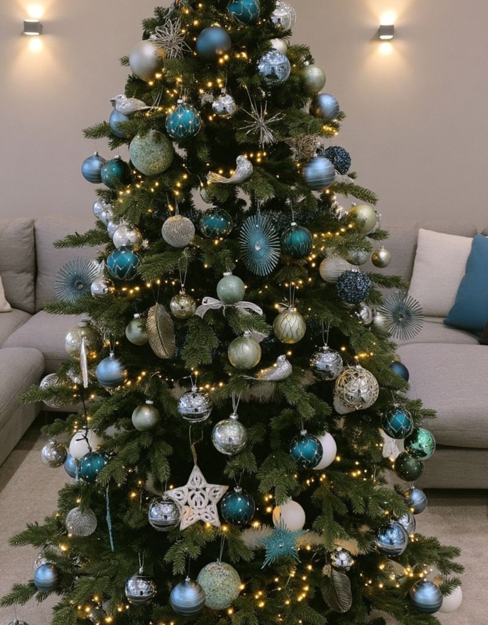 Iced Blue Kerstboom