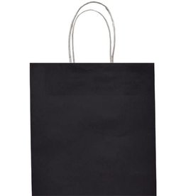 Black Paper Party Bag - Medium 25cm