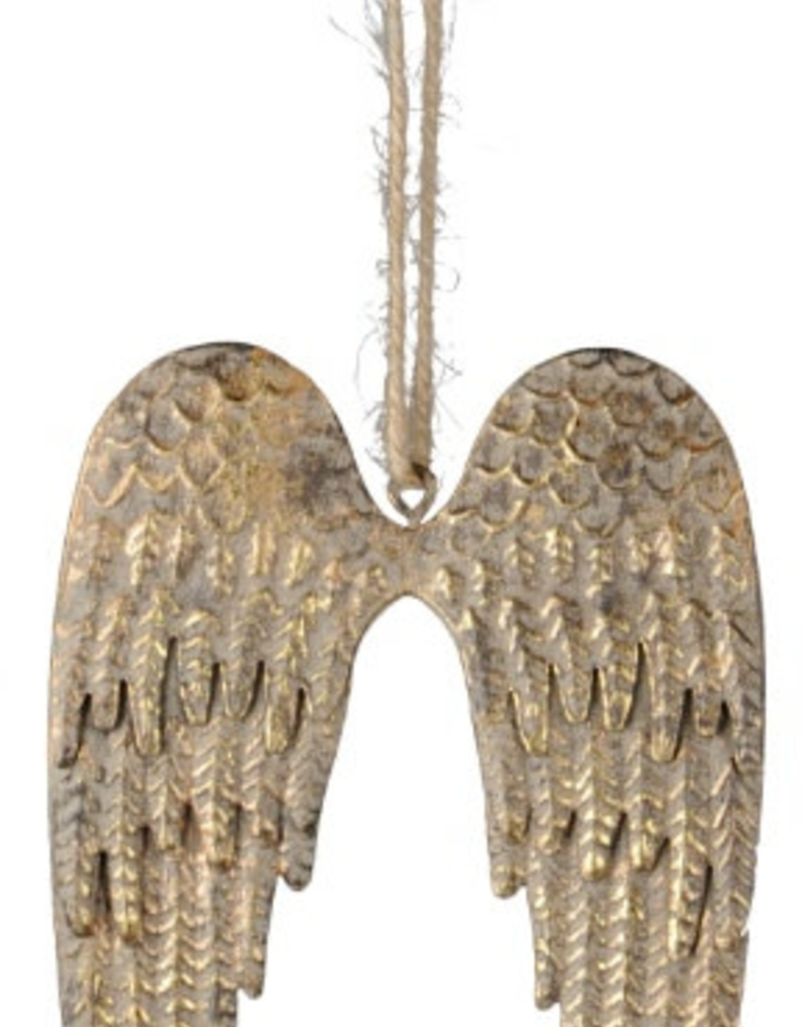 Rustic Gold Hanging Wings