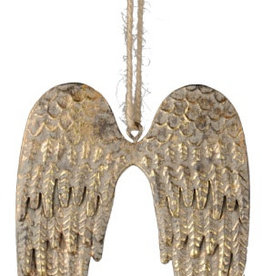 Rustic Gold Hanging Wings