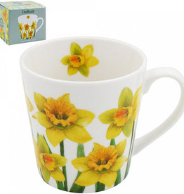 Daffodil Print Mug With Giftbox