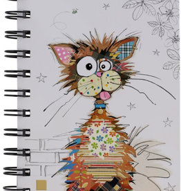Bug Art Ziggy Cat Design A6 Notebook