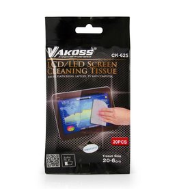 Vakoss Vakoss pack of 20 LCD/LED cleaning tissues