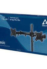 ARCTIC ARCTIC Z2 BASIC TWIN MONITOR DESK STAND, UP TO 27'', VESA 75/100, MAX 8KG