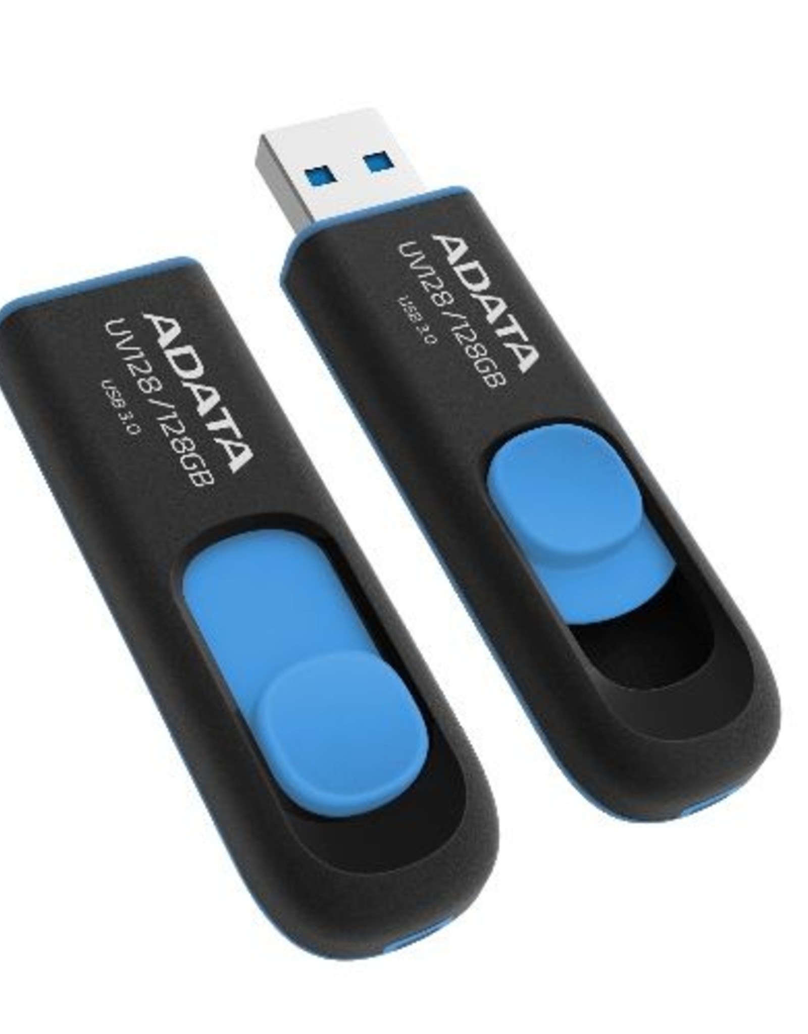 ADATA ADATA USB3.0 MEMORY PEN (UV128), 128GB, RETRACTABLE, SCRATCH-PROOF