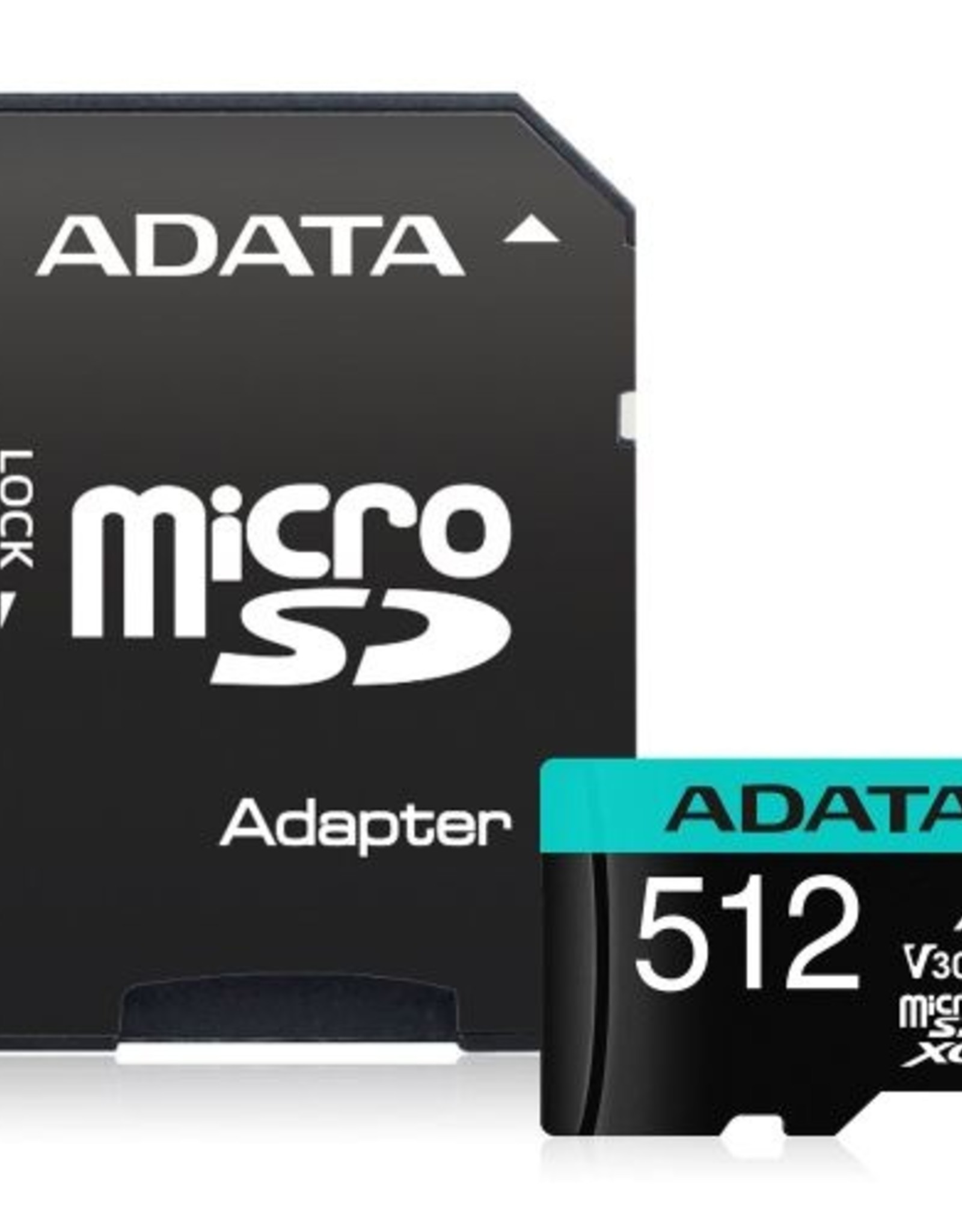ADATA ADATA 512GB HIGH CAPACITY UHS-I U3 CLASS10-A2 (V30S) MICRO SD CARD, R/W100/80MBS