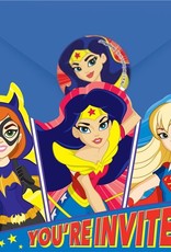 DC Super Hero Girls Invites - Party Invitation Cards