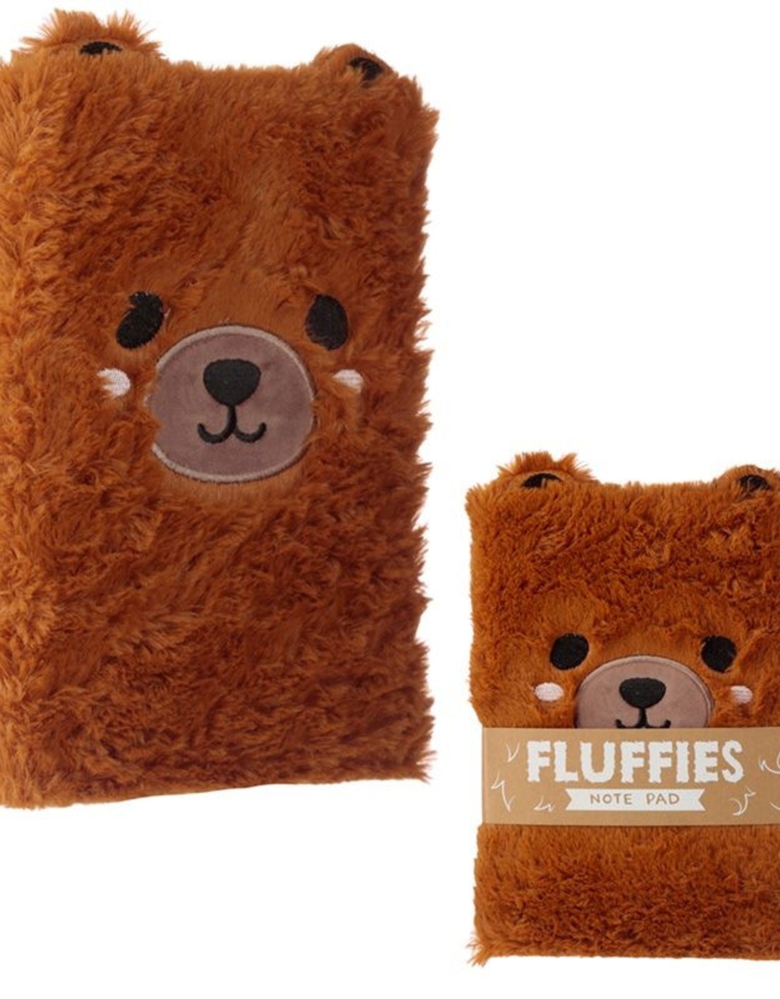 Cutiemals Plush Bear Fluffies Notepad/Notebook