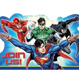 Justice League Party Invitations