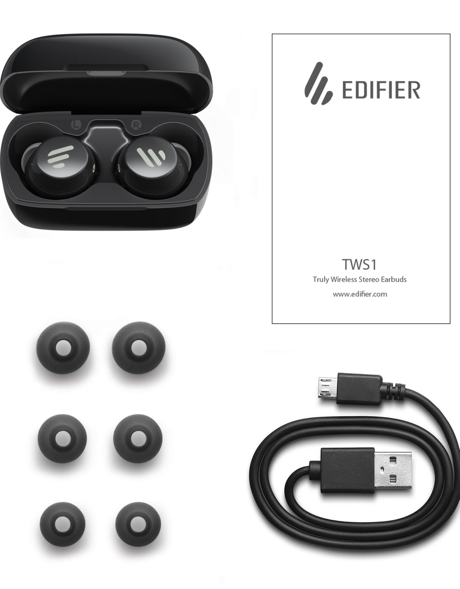 Edifier Edifier TWS1 True Wireless Earphones in black