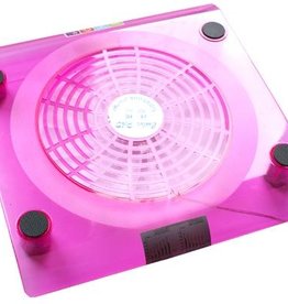 Generic Translucent pink big fan cooling tray