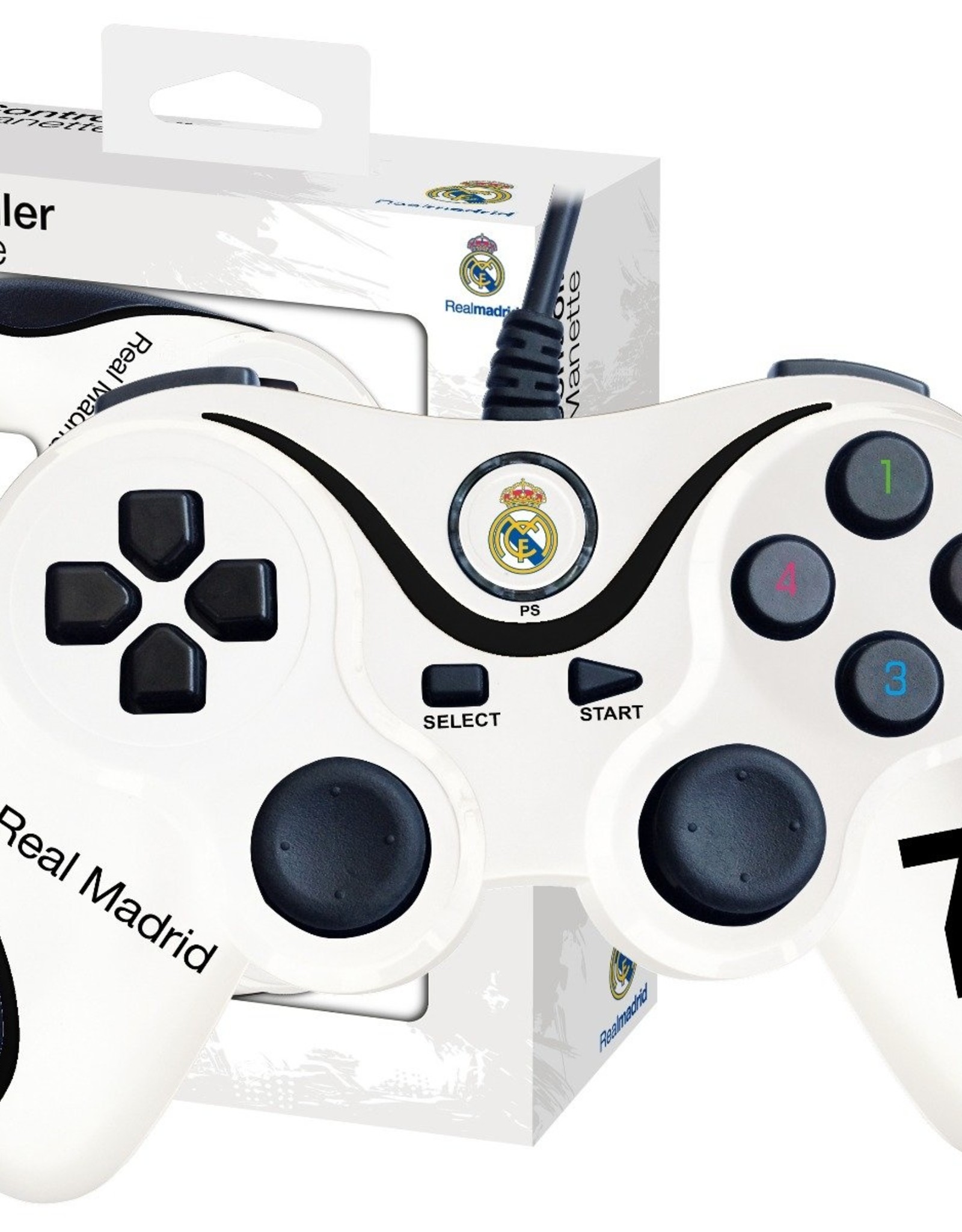 Subsonic Subsonic Real Madrid PS3 wired joypad
