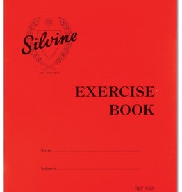 SILVINE EXERCISE BOOK LINED 203MM X 165MM 40 PAGES
