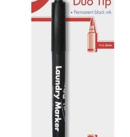 Helix Duo Tip Laundry Marker, Carded