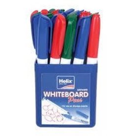 Helix Assorted Whiteboard Markers - BLUE