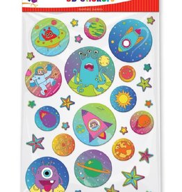 Kids Create Activity Play 3D Space Stickers