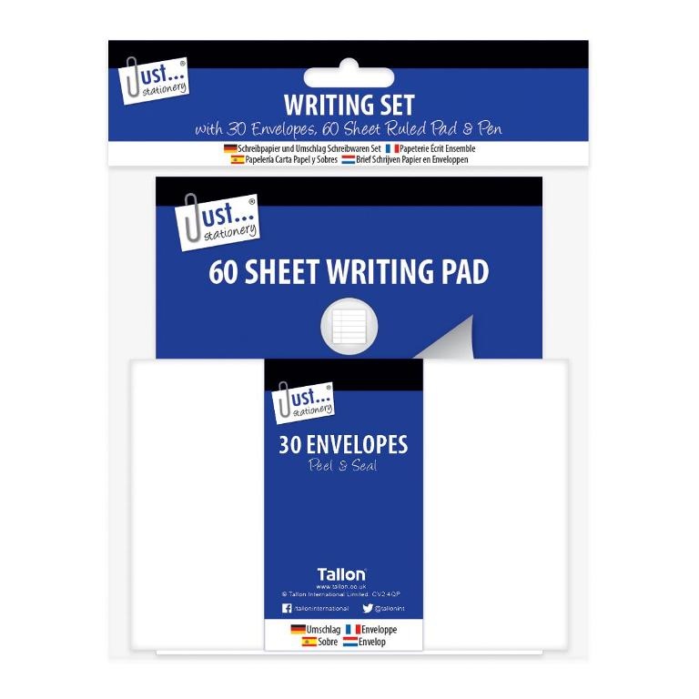 Writing Set 60 Sheet 30 Envelopes Pen