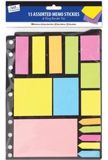 Folder Pack of Neon Memo Stickers
