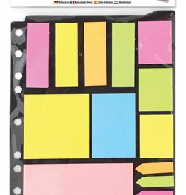 Folder Pack of Neon Memo Stickers