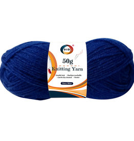 DID NAVY BLUE KNITTING YARN 50G