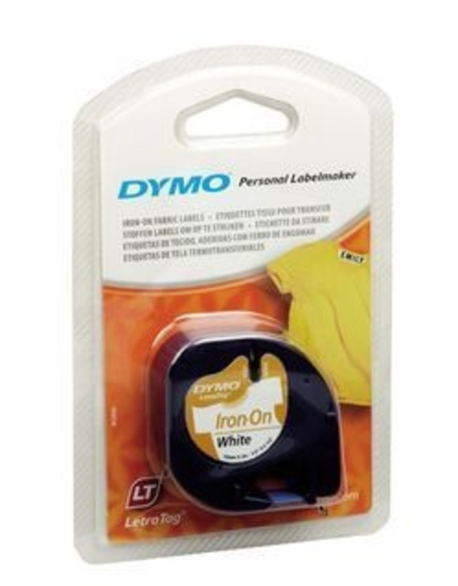 Dymo DYMO LETRATAG TAPE 12mm NYLON IRON WHT